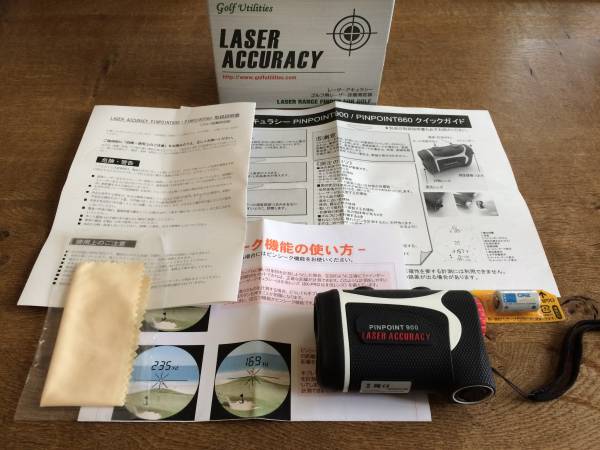 【中古美品】LASER ACCURACY PINPOINT900 / レーザーアキュラシー/ ゴルフレーザー距離測定器