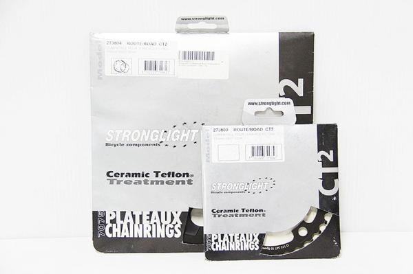 ★STRONGLIGHT チェーンリング CT2 FC-7950用 50-34T 美品