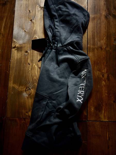 ARC'TERYX アークテリクス 新品 上質コットン WORD END HOODY パーカ Iron Anvil L
