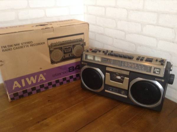TPR-840 ジャンクAIWA ステレオラジカセ レトロ｜Yahoo!フリマ AIWA