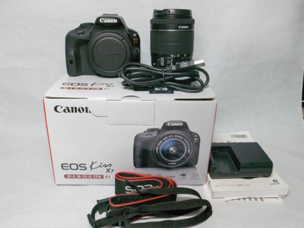Canon EOS Kiss X7 本体 レンズ2本 バッテリーセット Canon EOS kiss