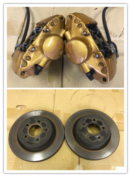 V35 スカイライン ブレンボ リアキャリパー ローターセット ブレーキ