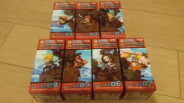 【未開封・美品】☆ ワンピース ☆ ワールドコレクタブルフィギュア ～ ミニメリー号ATTACK ~★ レアアソート ☆ 全7種セット ★ワーコレ☆_1