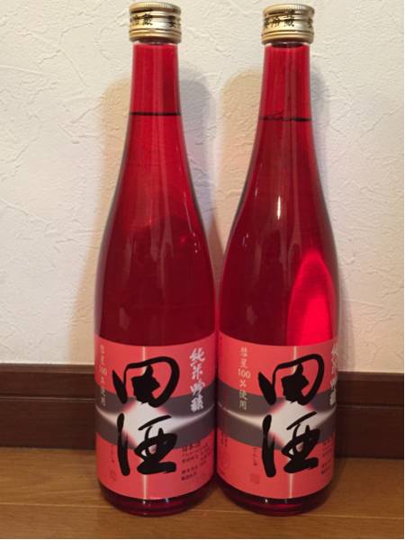 ☆ 田酒 ガンダム シャア専用 「赤い彗星」 純米吟醸 720ml 2本セット