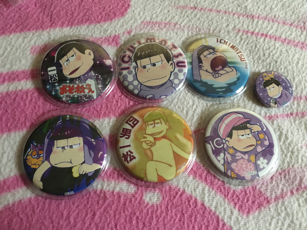 おそ松さん 一松 缶バッジ7点セット おそ松さん グッズセット 缶バッジ