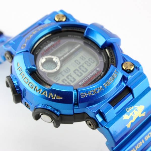 □GWF-1000フロッグマン キャンディーブルー塗装カスタム・毒蛙 雨蛙  