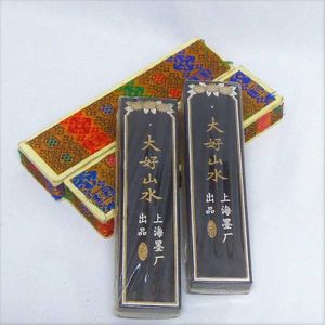 中国墨 古墨 大好山水 油烟一〇一 上海墨厰出品 固形墨 唐墨 書道 書