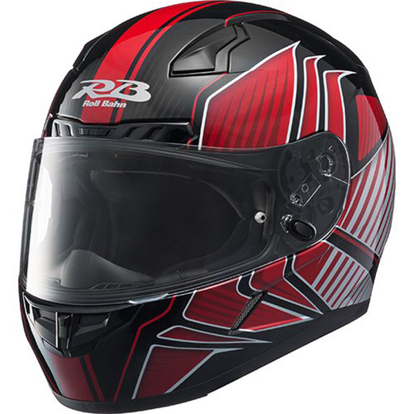 特価品 YAMAHA YF-8 Roll Bahn ロールバーン グラフィック レッド XLサイズ 61-62cm フルフェイス ヘルメット R-1