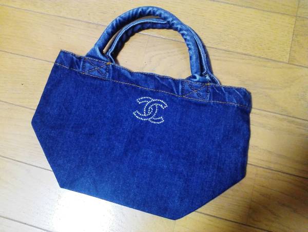 ★シャネル ノベルティ デニムトートバッグ 未使用品 送180