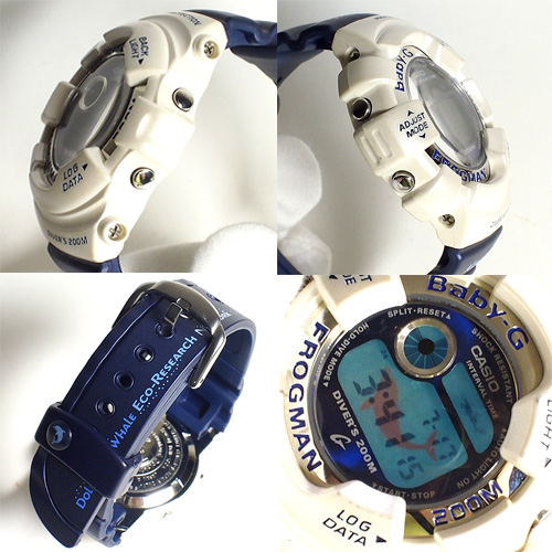 美品 Baby-G フロッグマン FROGMAN 2001年 イルクジ イルカクジラ BGW