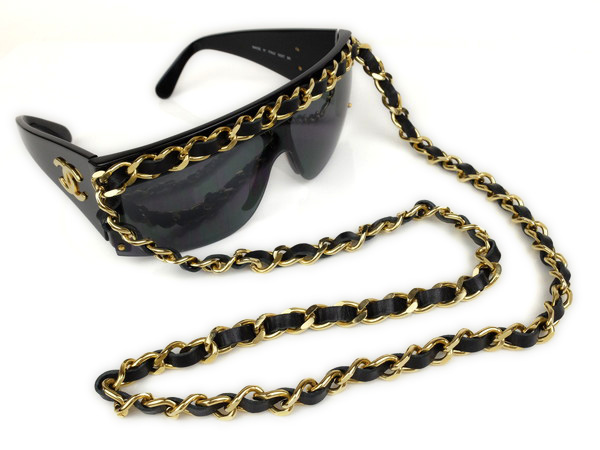 CHANEL ☆綺麗レディー・ガガ着用【CHANELシャネル】チェーン付き 