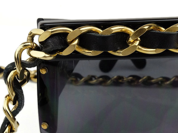 CHANEL ☆綺麗レディー・ガガ着用【CHANELシャネル】チェーン付き 