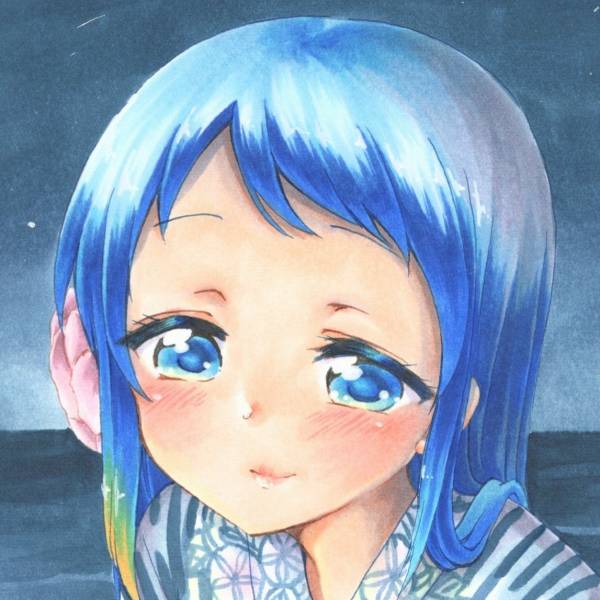 同人手描きイラスト 艦これ 五月雨 浴衣 線香花火 艦隊これくしょん イラストボード コピック ちま 手描きイラスト 売買されたオークション情報 Yahooの商品情報をアーカイブ公開 オークファン Aucfan Com