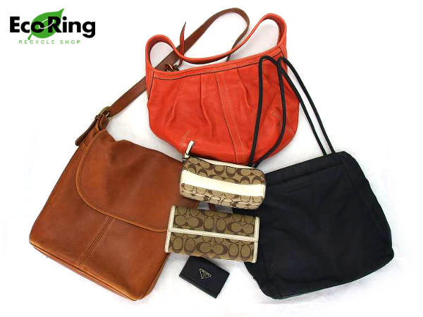 1円 コーチ F41700 プラダ ショルダーバッグ 小物 計6点セット AU840