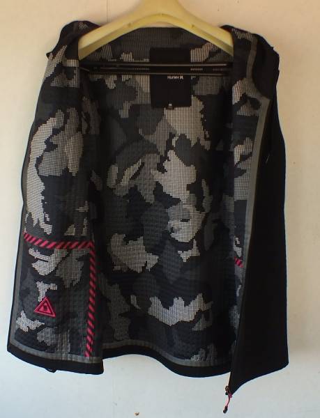 裏地がお洒落！【良品！即決！】　★ハーレー/ファントム/Hurley/PHANTOM パーカー/M/黒★