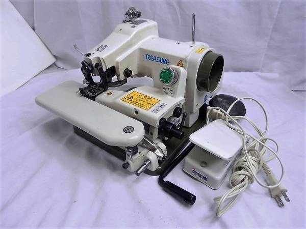 TREASURE トレジャー BM-500S　小型すくい縫ミシン　動作品