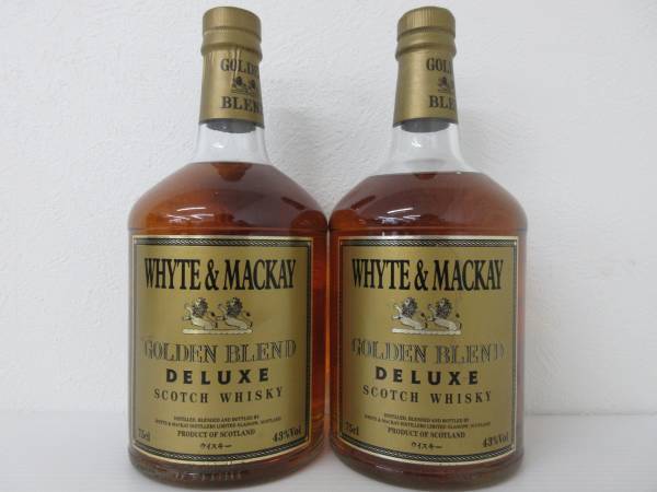 古酒 ホワイト マッカイ デラックス 2本セット / WHYTE & MACKAY