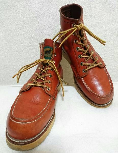 良品】94年 USA製 REDWING/レッドウィング 半円犬タグ 875 アイ 