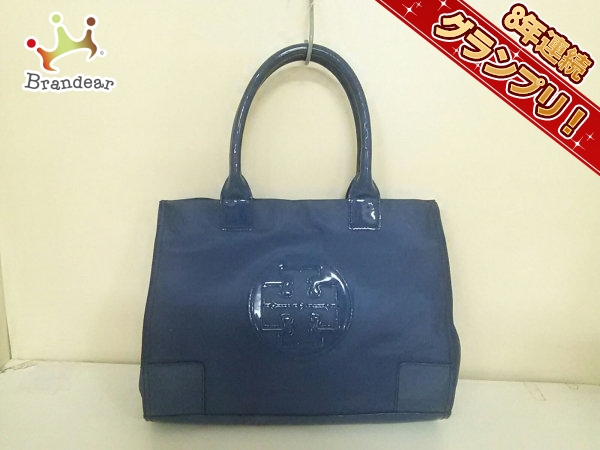 トリーバーチ TORY BURCH バッグ トートバッグ ナイロン×エナメル 