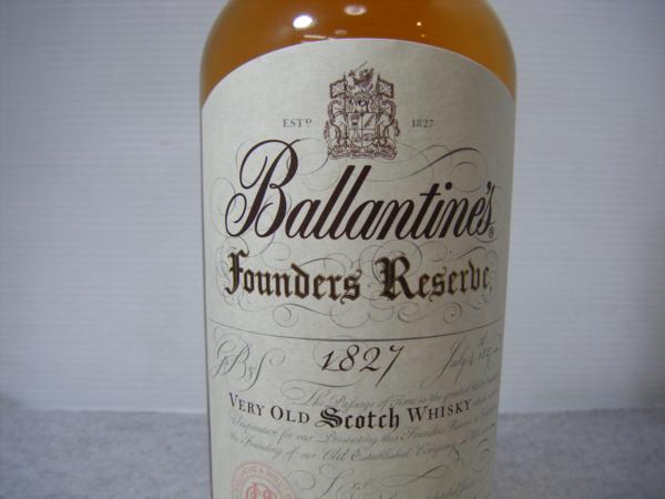 古酒 Ballantine's/バランタイン ファウンダーズ リザーブ 1827 未開栓