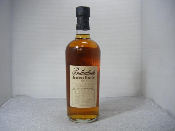 古酒 Ballantine's/バランタイン ファウンダーズ リザーブ 1827 未開栓