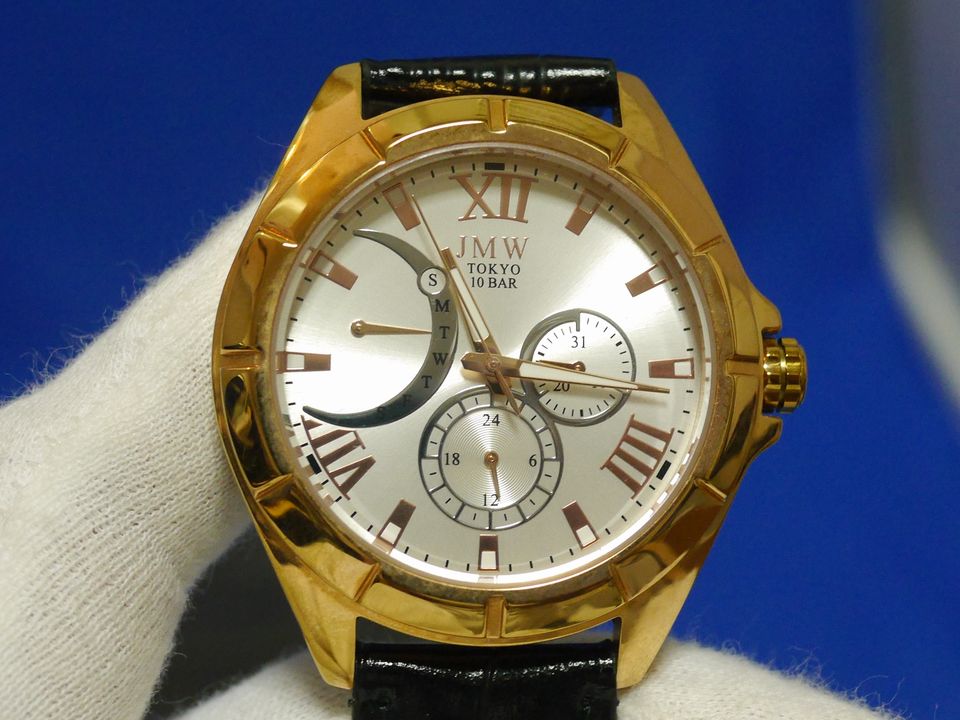 美品 限定品○JMW TOKYO ジャパンムーブメント 腕時計○JM-0002 レザー 