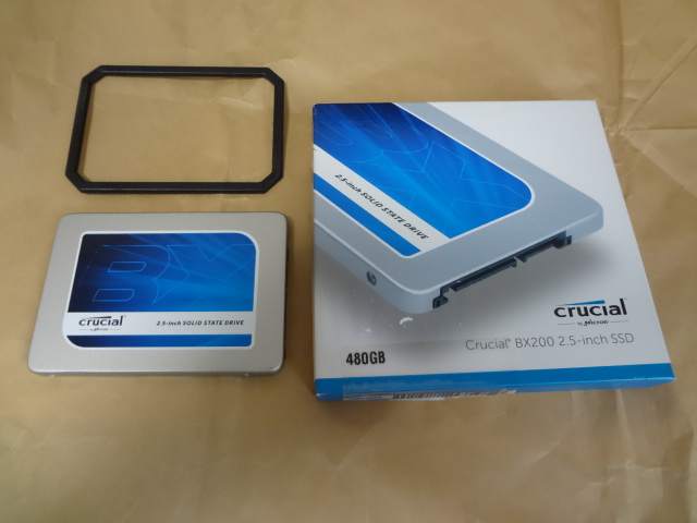 ◆crucial 480GB 使用少な目 2.5インチ★クリックポスト164円 厚さ7mm CT480BX200SSD1 クルーシャル