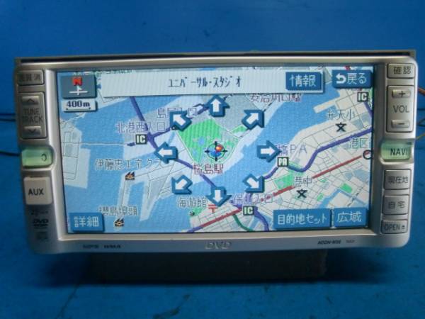 トヨタ純正　ＤＶＤナビ　ＮＤＤＮ－Ｗ５６　０７年ロム付き　中古品