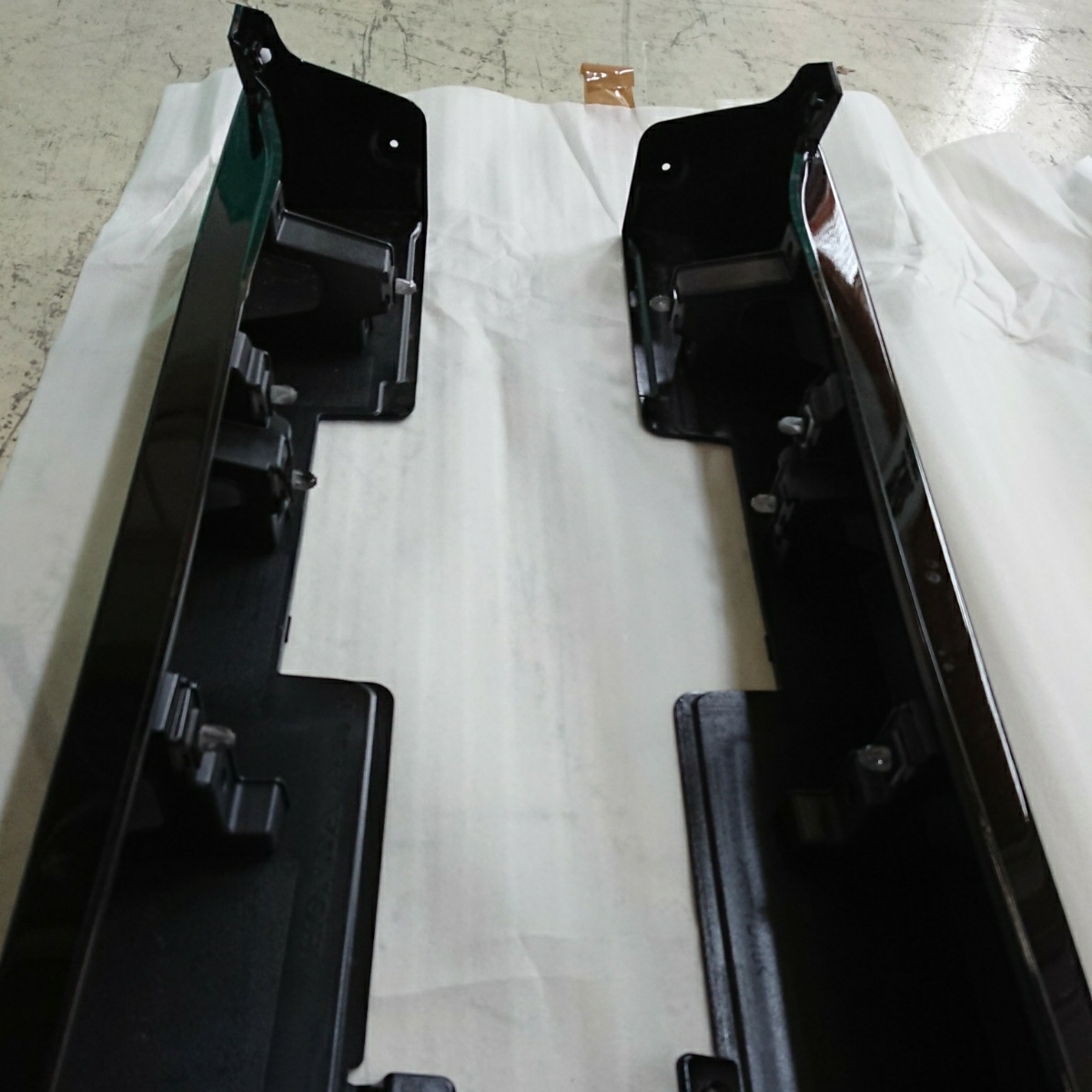 RP3 STEPWGN クールスピリット 新車外し 美品 黒 左右 サイドスカート エアロ_2