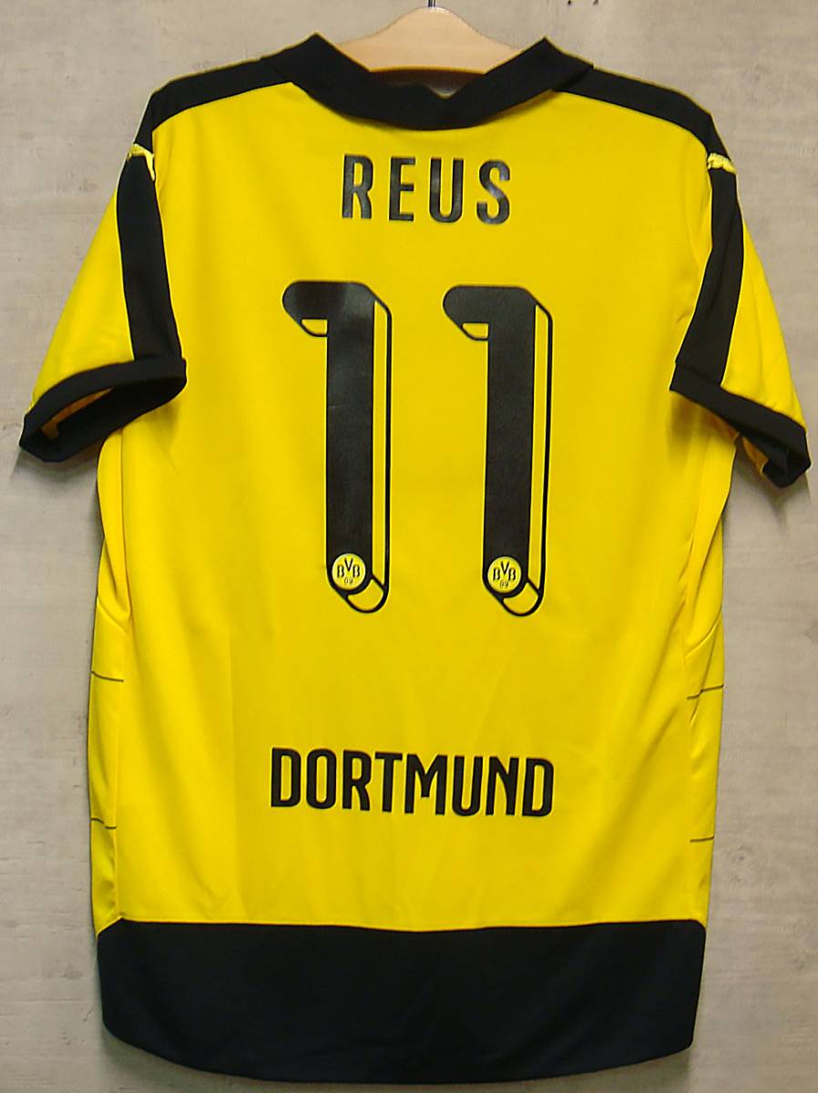 古着☆ロイス☆ドルトムント☆黄色11番半袖L☆ドイツ代表☆PUMAプーマ