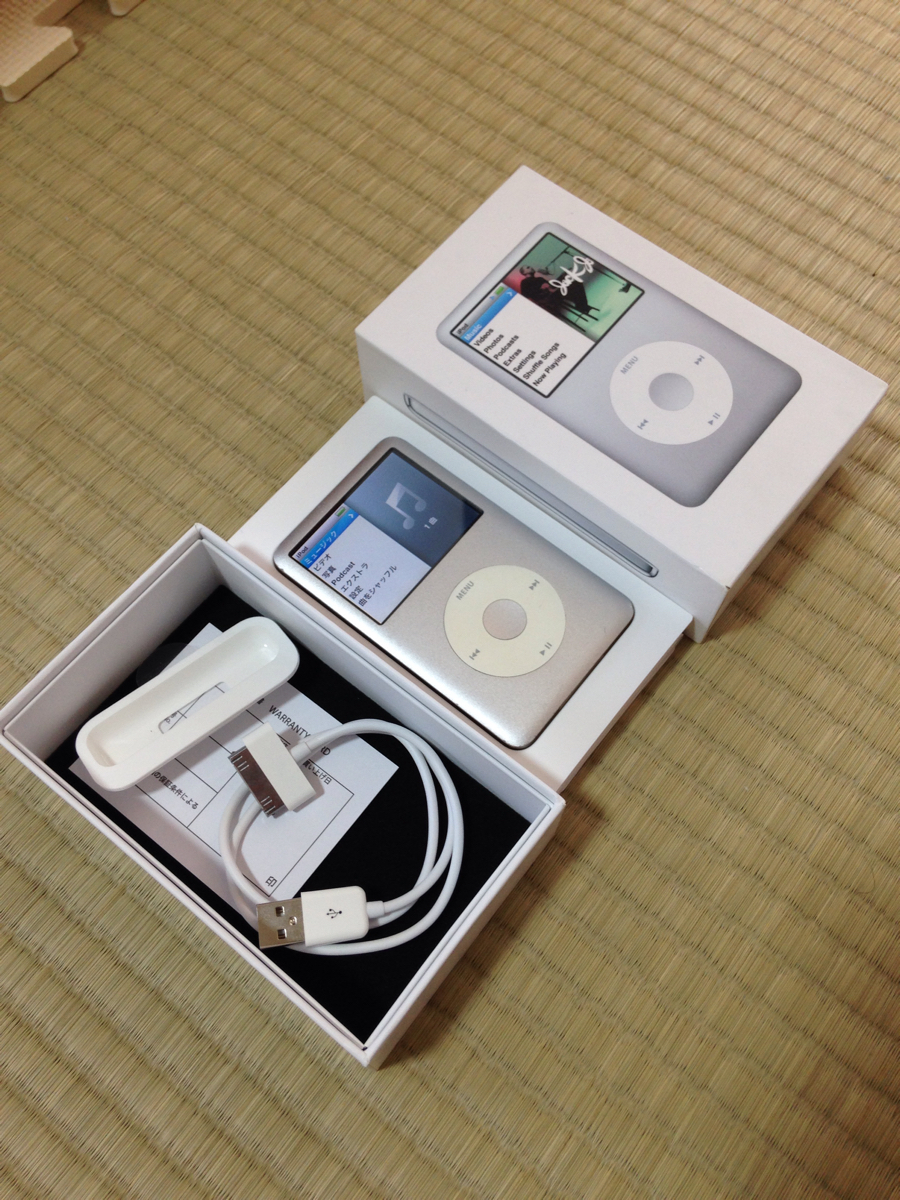 美品 iPod Classic 120GB 動作品 iPod classic 120GB 箱 付属品 動作確認済み ,iPodclassic120GB箱付き