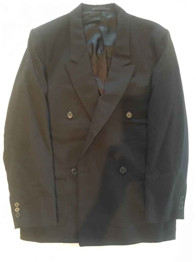 Y's for men☆ワイズ ヨウジヤマモト☆スーツ メンズ 80年代 黒ダブル