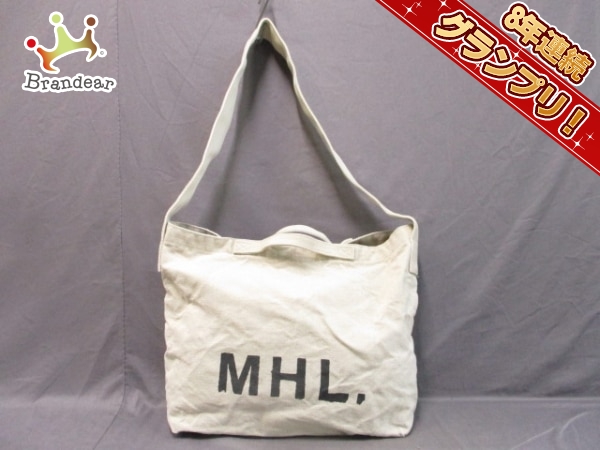 マーガレットハウエル MHL. バッグ トートバッグ キャンバス ベージュ 
