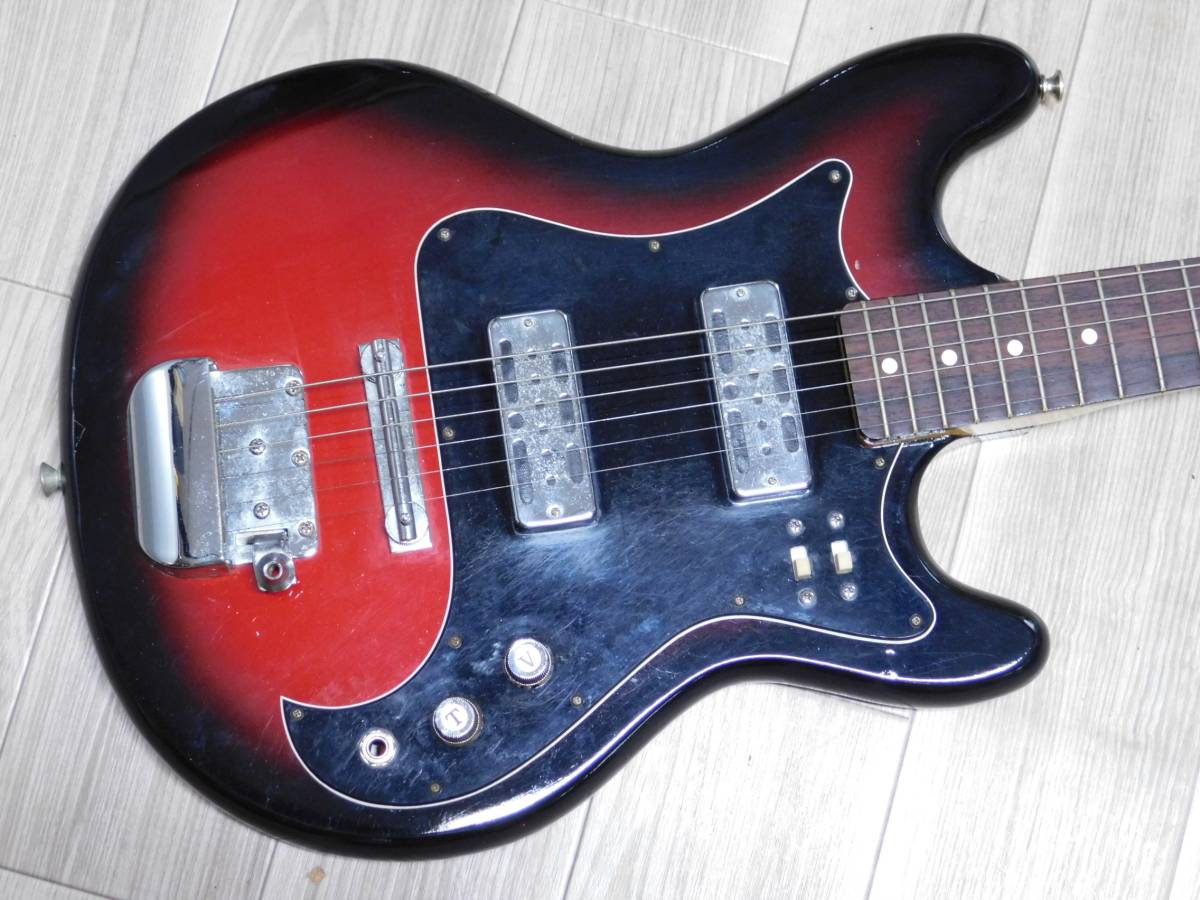 希少!! Vision ヴィジョン VEG-120 ビザールギター 60年代 ジャパン