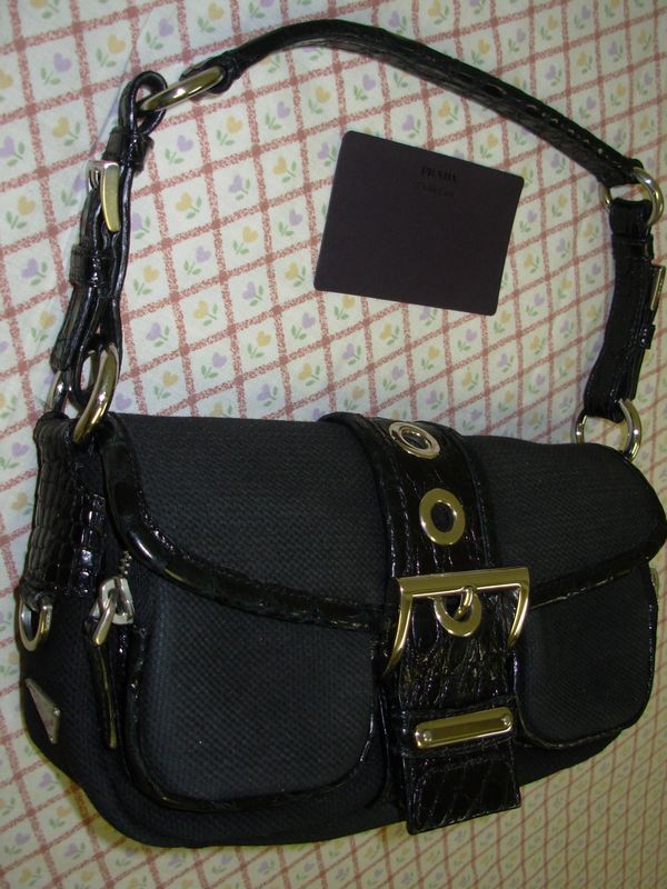 プラダ ショルダーバッグ PRADA エナメル エナメル（ブランドプラダ