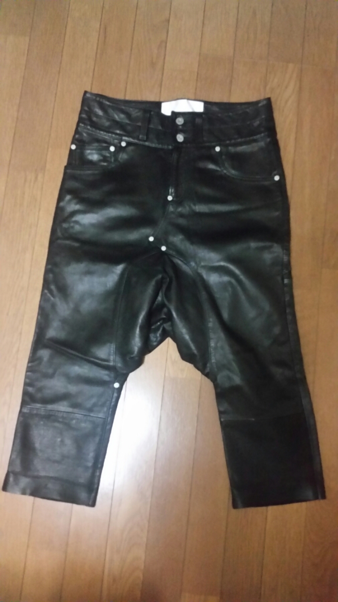 GANRYU レザーサルエルパンツ M ガンリュウ FUMITO GANRYU 公式