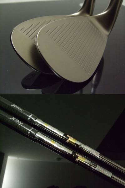 未使用★タイトリストVokeyウェッジSM4 ブラック 52°58°2本組A_3