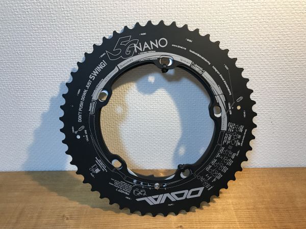 DOVAL 5G NANO　BCD130　52-38　ペダリング効率