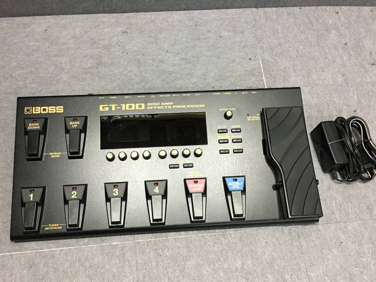 BOSS GT-100 マルチエフェクター アンプシミュレーター 美品