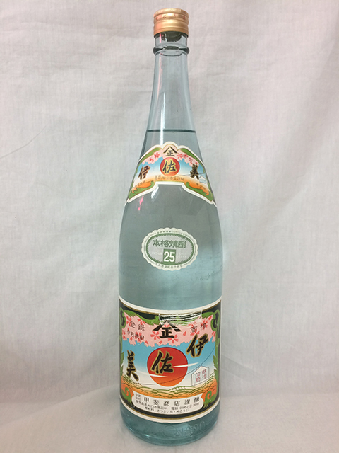 伊佐美 1800ml 甲斐商店 25度 透明瓶 芋焼酎 古酒 未開栓 25% 芋