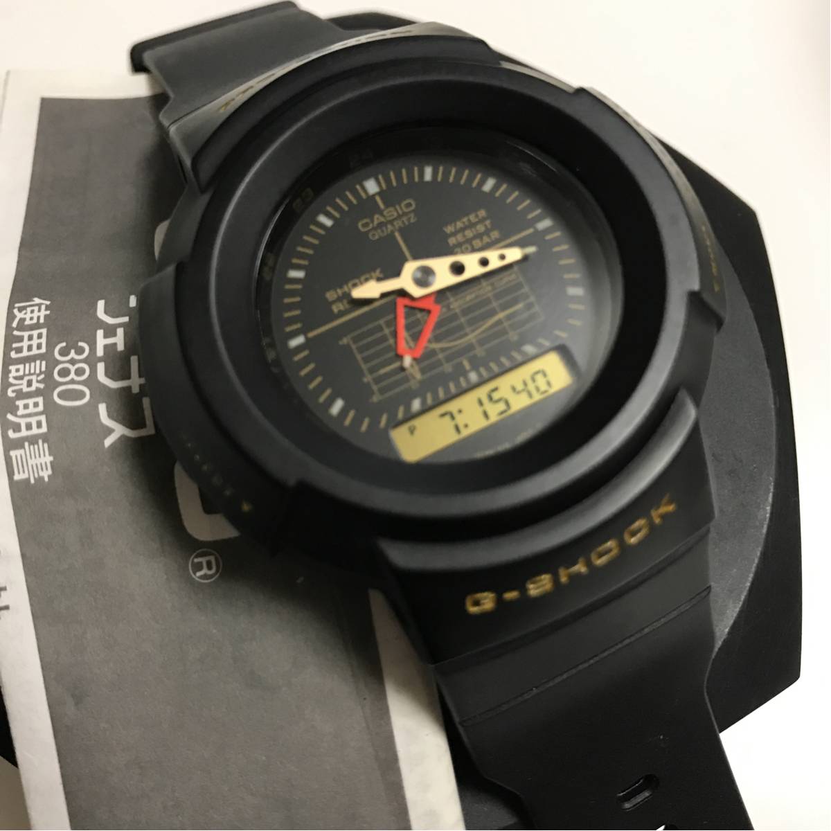 G-SHOCK アナログ グラフ AW-500G-1E 美品 【公式通販】