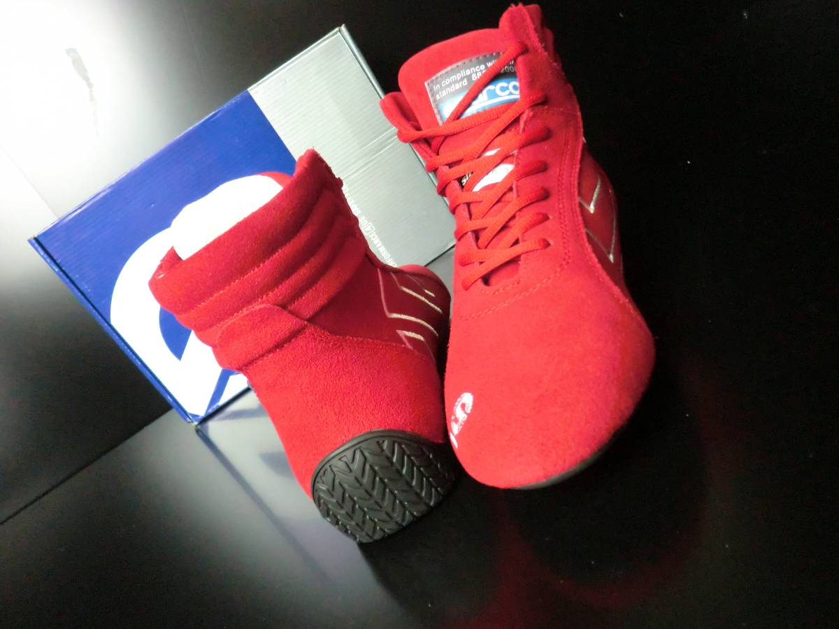 新品 スパルコ レーシングシューズ SLALOM SL-3 赤 41 レーシング 