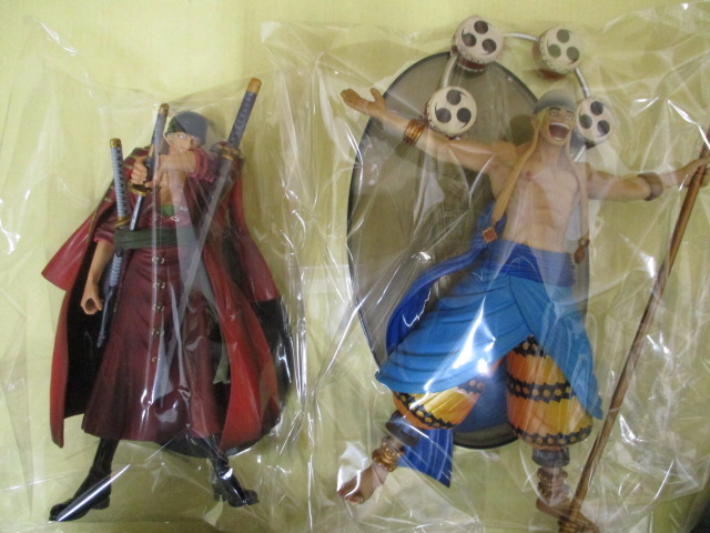 s0928/08 ワンピース 箱なし フィギュア 7体セット ゾロ ロー など ※現状品