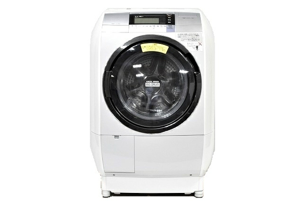 中古 HITACHI 日立 BD-V9800L N 洗濯機 ドラム式 11kg 左開き 2015年製 シルバー 楽直 T2672313