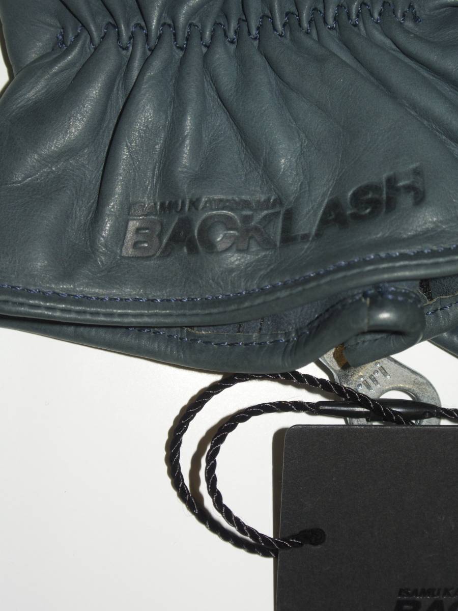 ISAMUKATAYAMA BACKLASH(イサムカタヤマバックラッシュ） ドイツカーフグローブ( NAVY)新品定価　２７０００円