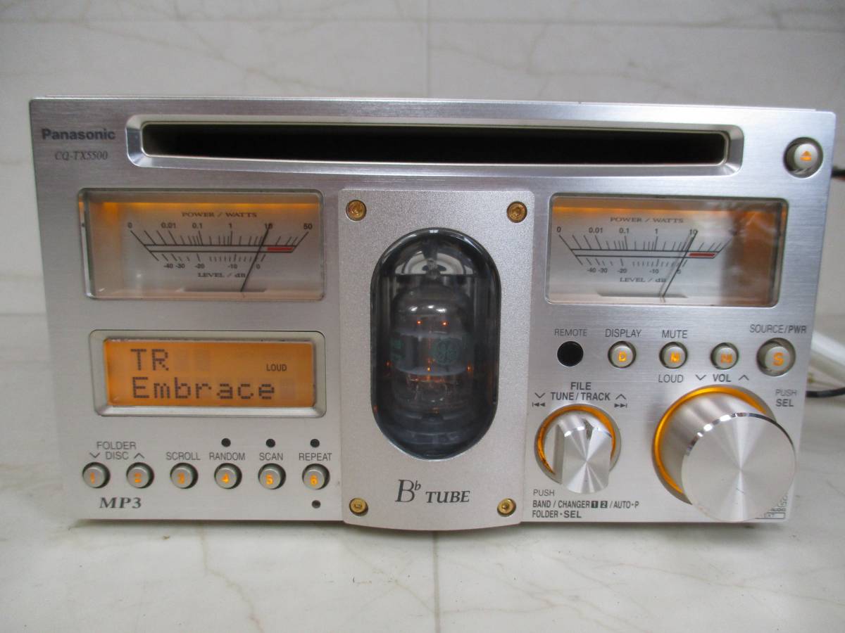 た*ん様 4/7まで Panasonic 真空管デッキ CQ-TX5500D ジ Panasonic CQ-TX5500D 真空管カーオーディオ panasonic-CQ-TX5500D