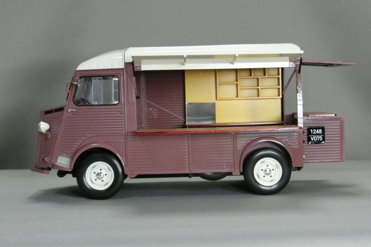 プラモデル エブロ 1/24 シトロエンHバン Mobile Kitchen モバイル 