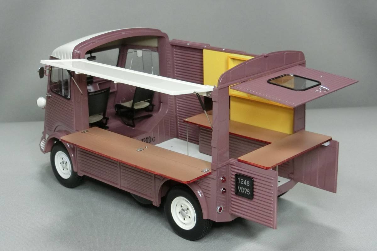 プラモデル エブロ 1/24 シトロエンHバン Mobile Kitchen モバイル 