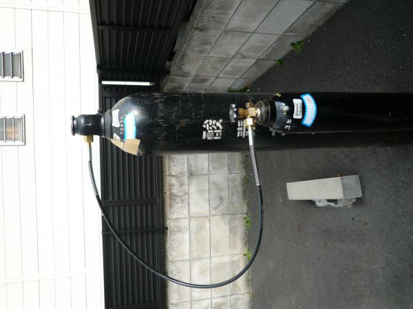 高圧ガスホース　1.5M　酸素、窒素、アルゴン等