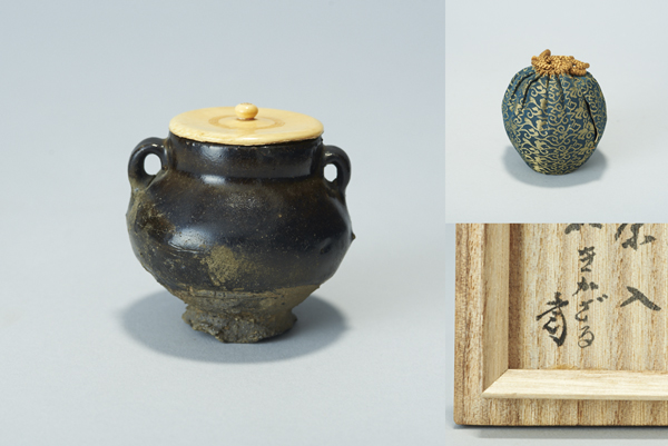 Yahoo!オークション 茶入 肩付 P0343茶道具 古作 時代 古瀬戸『 - 古